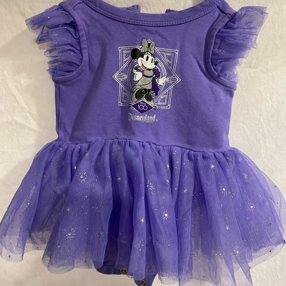 Disney Purple Minnie Mouse Tutu Dress 3-6 months